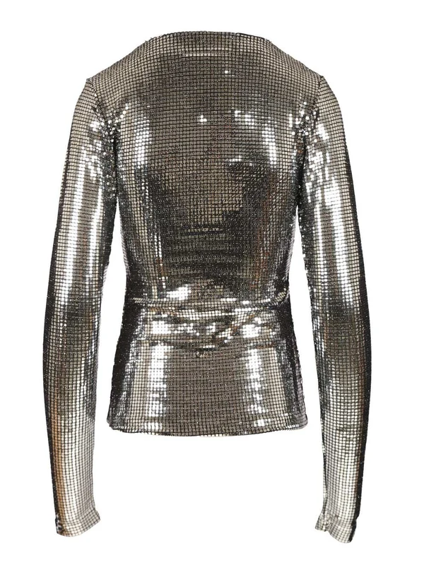 Mm6 Maison Margiela Silver Long Sleeve - Image 2