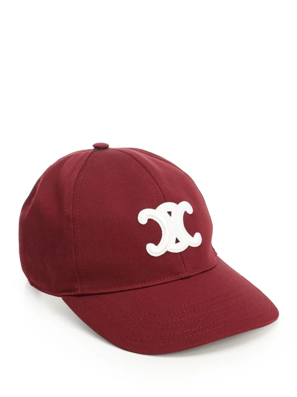 Celine Burgundy Cap - Image 2