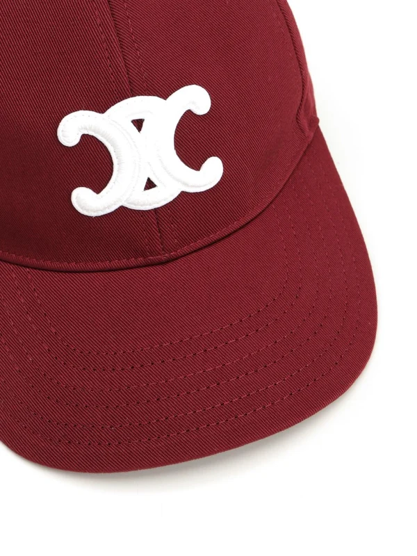 Celine Burgundy Cap - Image 4