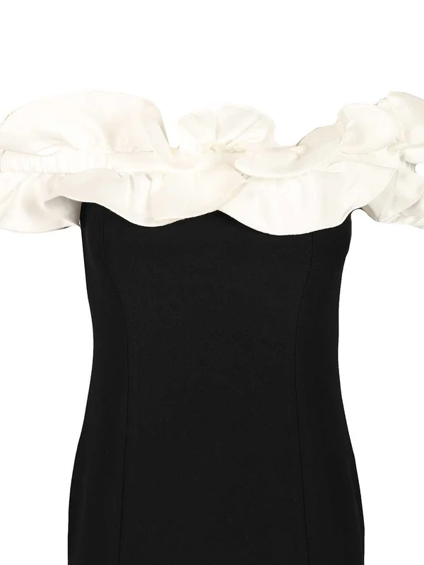 Rotate Black Mini Dress - Image 4