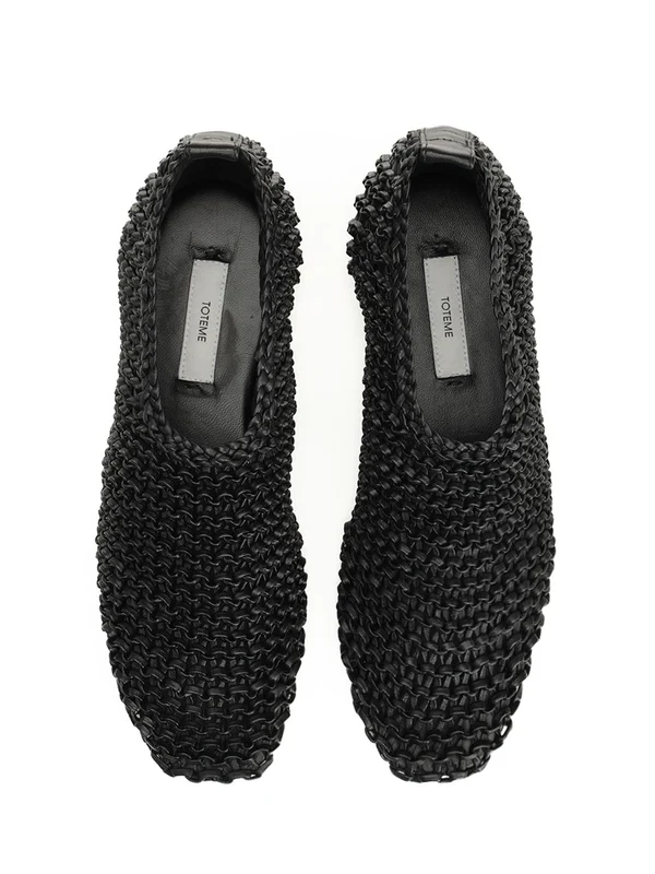 Toteme Black Flat Shoes - Image 5