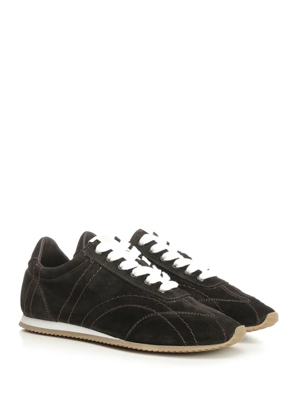 Toteme Black Low Top Sneakers - Image 2