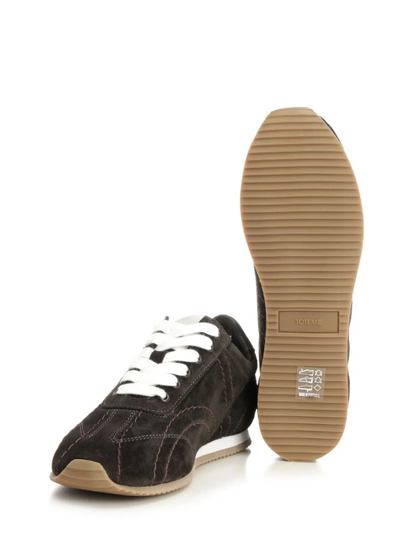 Toteme Black Low Top Sneakers - Image 5