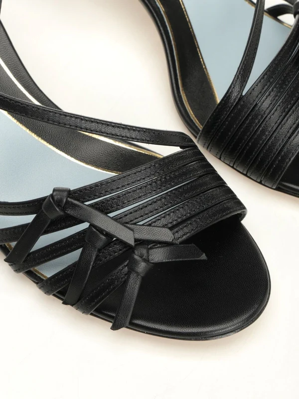 Valentino Black Slingback Heels - Image 6
