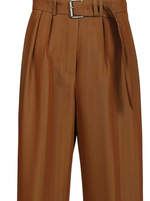Dries Van Noten Brown Denim Pants - Image 4