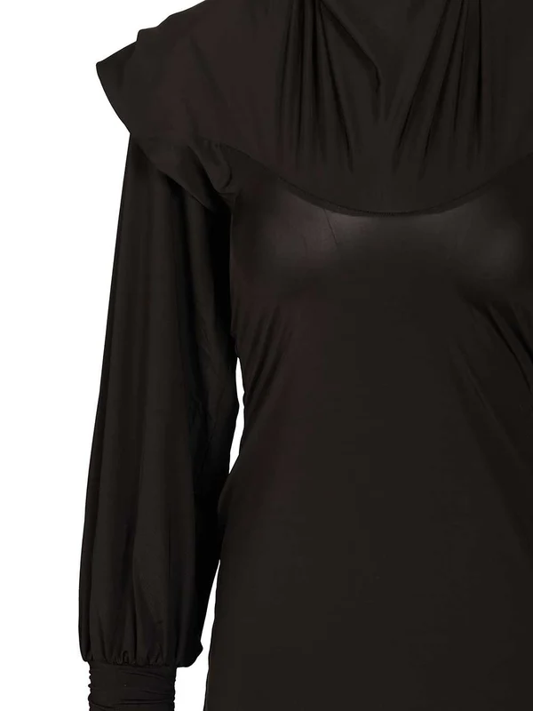 Rotate Black Long Dress - Image 4