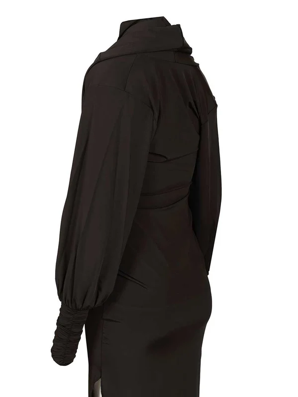 Rotate Black Long Dress - Image 5