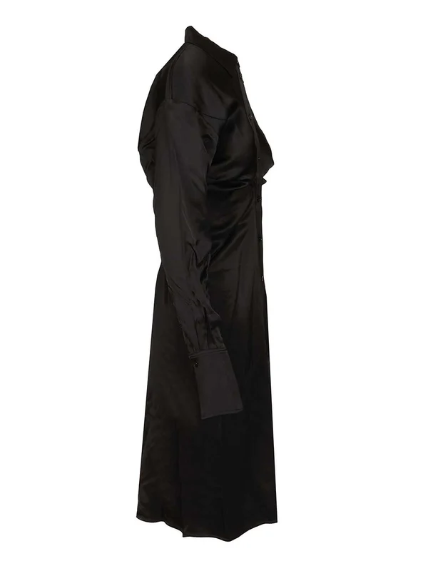Toteme Black Midi Dress - Image 3