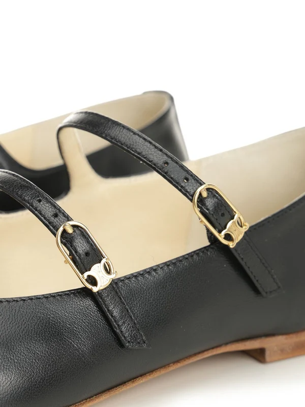 Celine Black Flat Shoes - Image 6