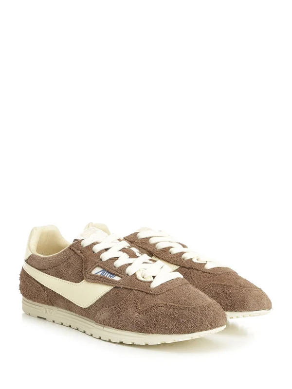 Autry Brown Low Top Sneakers - Image 2