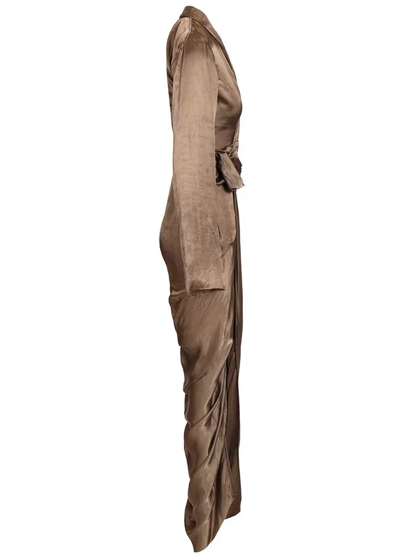 Rick Owens Brown Long Dress - Image 3