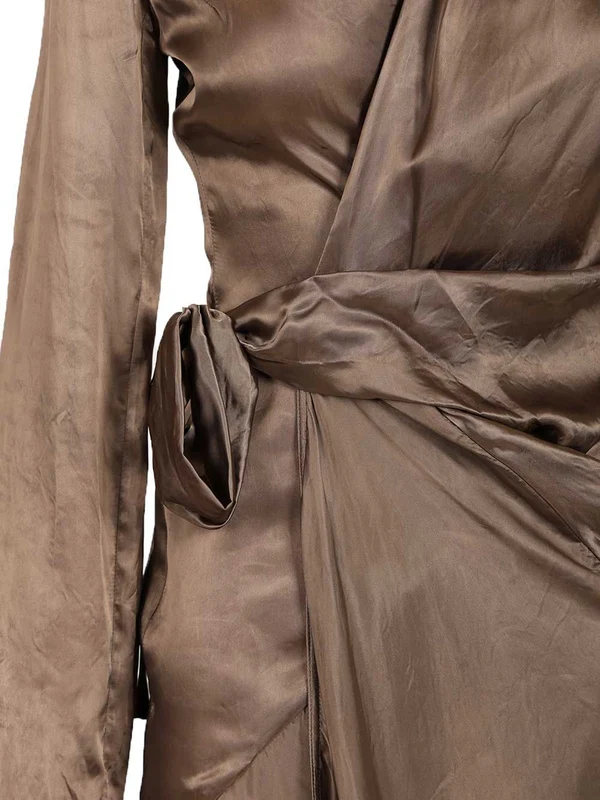 Rick Owens Brown Long Dress - Image 4