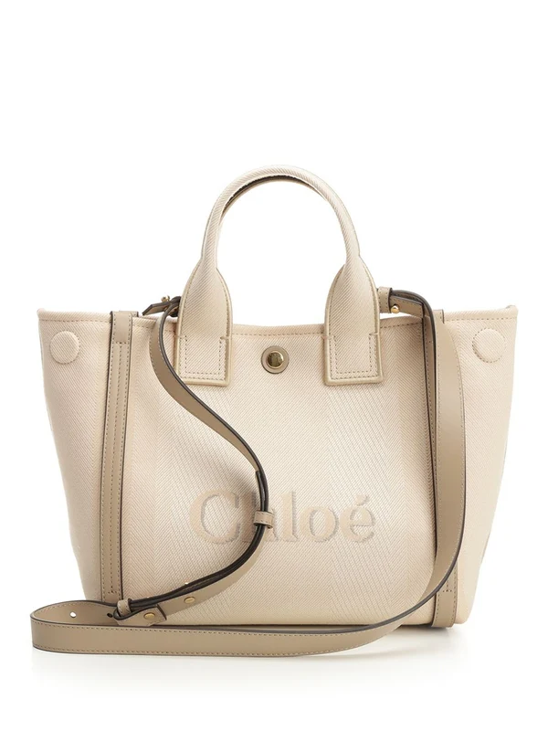 Chloe Beige Tote Bags - Image 3