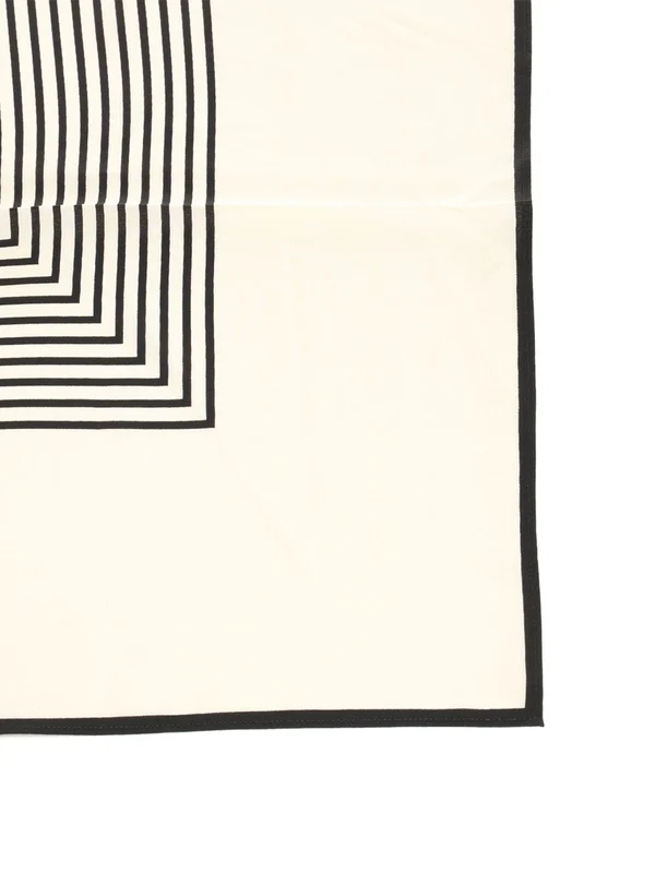 Toteme Ivory Silk Mufflers - Image 2
