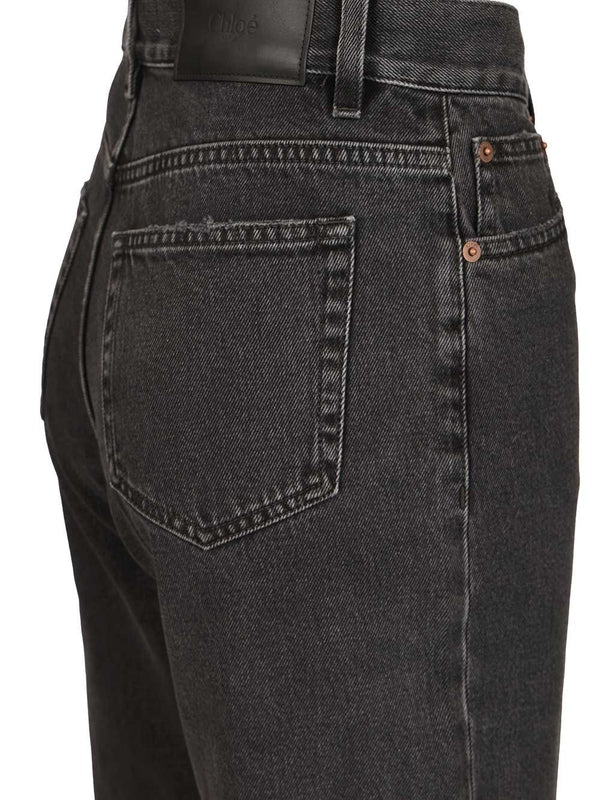 Chloe Black Denim Pants - Image 4