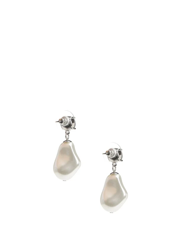 Self-Portrait Silver Earrings - Image 2