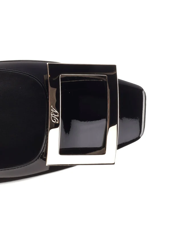 Roger Vivier Black Flat Shoes - Image 4