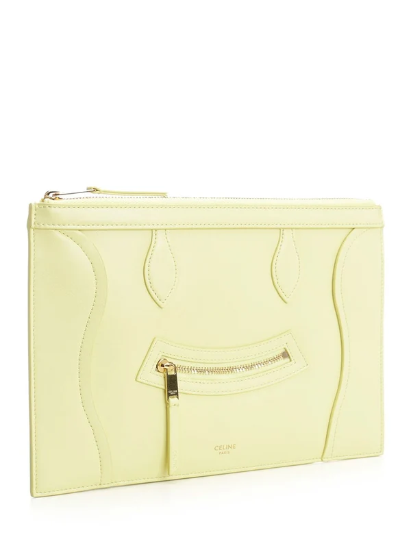 Celine Yellow Clutch Bags - Image 2