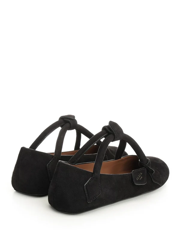 Alaia Black Flat Shoes - Image 3