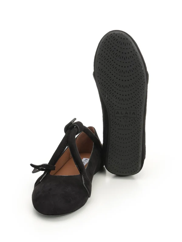 Alaia Black Flat Shoes - Image 4