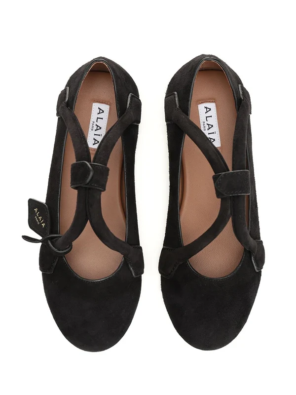 Alaia Black Flat Shoes - Image 5