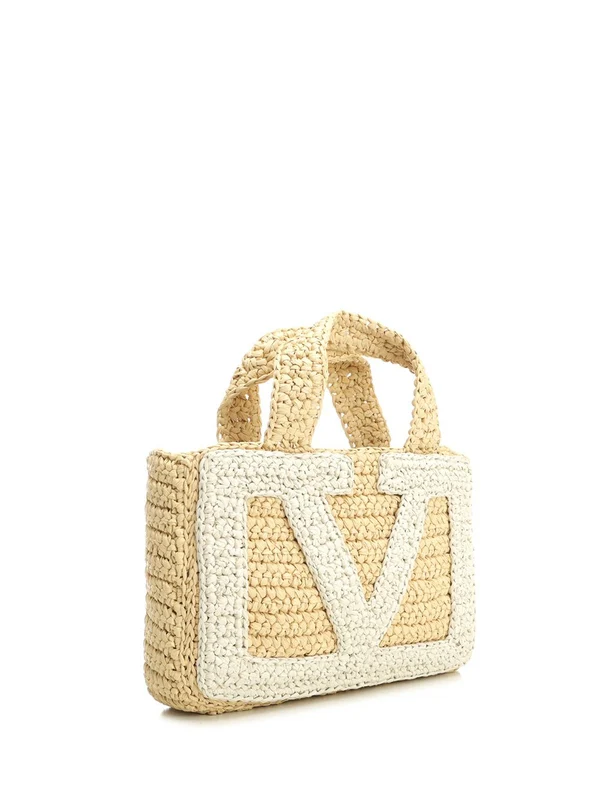 Valentino Beige Tote Bags - Image 2