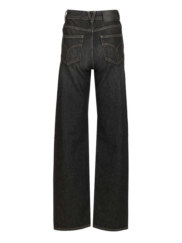 Versace Black Denim Pants - Image 2