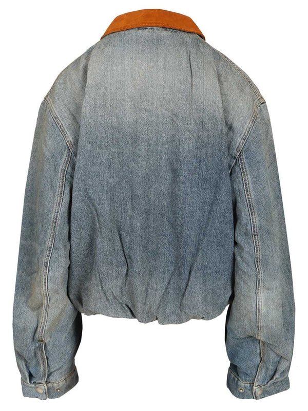 Denim Bomber Jacket - Image 2