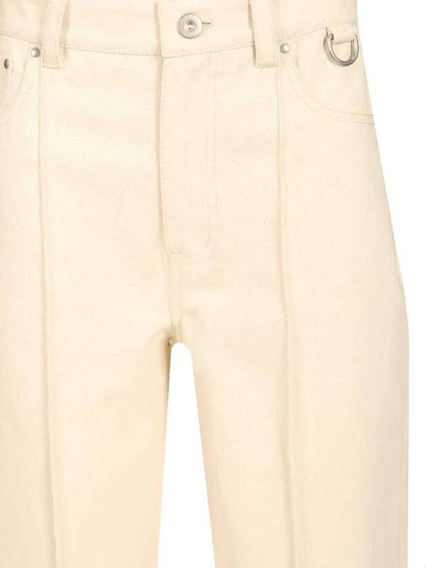 Durazzi Milano Beige Denim Pants - Image 3