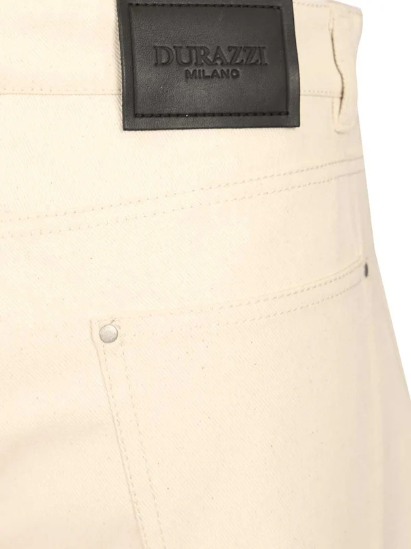 Durazzi Milano Beige Denim Pants - Image 4