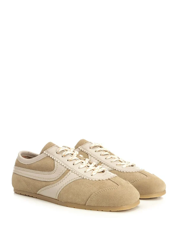 Dries Van Noten Beige Low Top Sneakers - Image 2