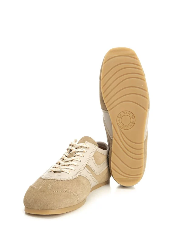 Dries Van Noten Beige Low Top Sneakers - Image 5