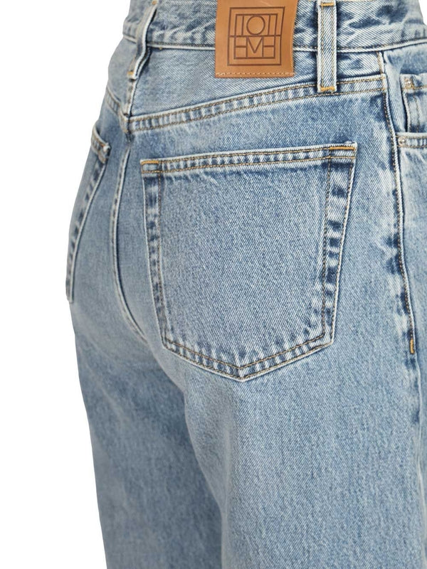 Toteme Blue Denim Pants - Image 3