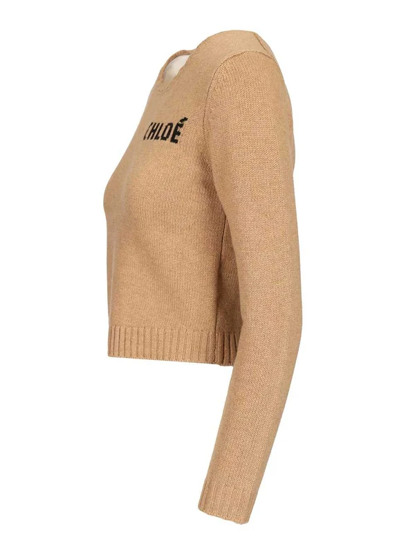 Chloe Beige Knitted - Image 3