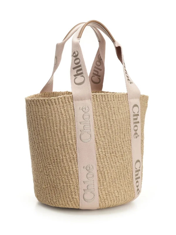 Chloe Beige Tote Bags - Image 2