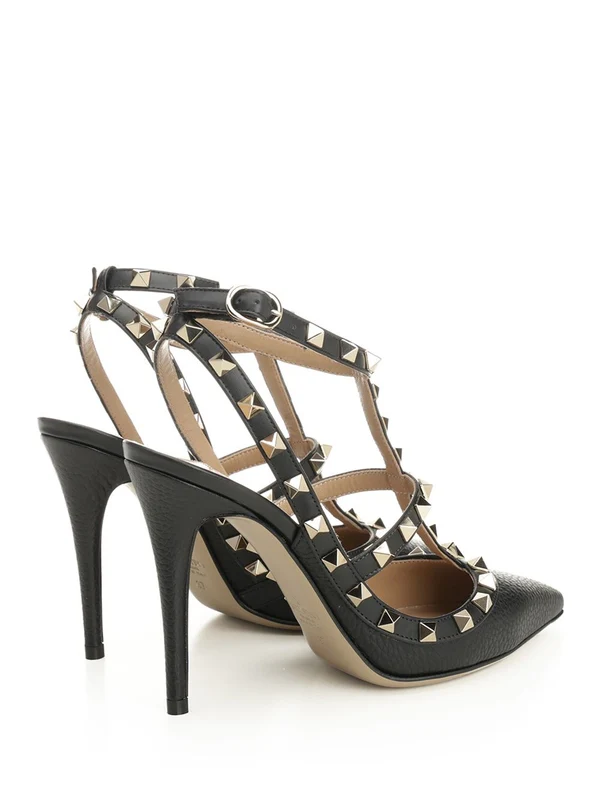 Valentino Black Sandal Heels - Image 3