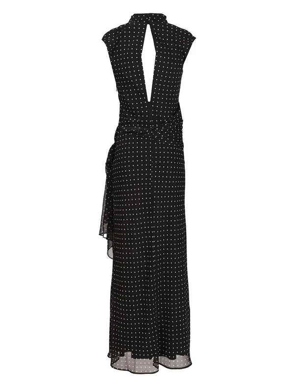 Rotate Black Long Dress - Image 2