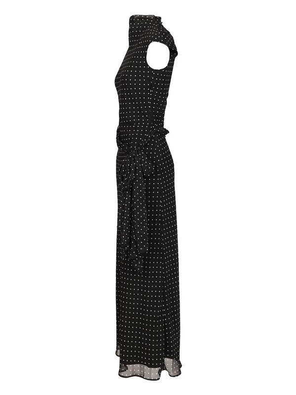 Rotate Black Long Dress - Image 3