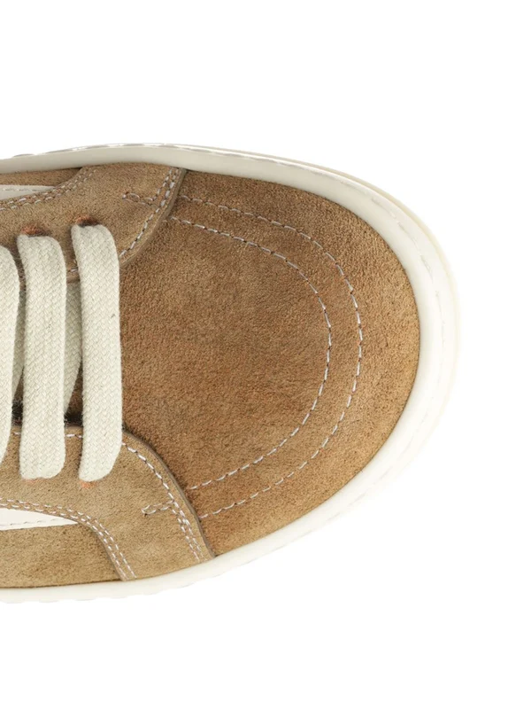Rick Owens Beige Low Top Sneakers - Image 4