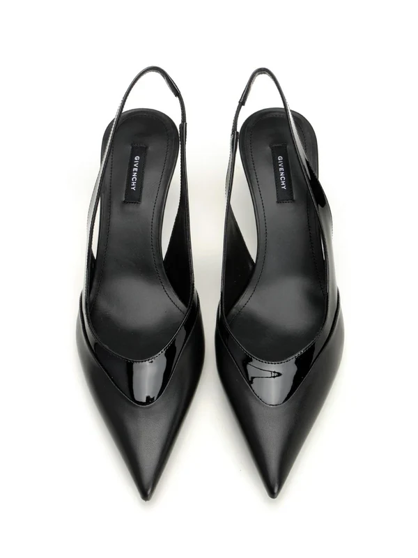 Givenchy Black Slingback Heels - Image 5