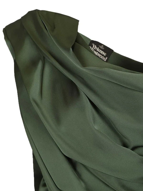 Vivienne Westwood Green Midi Dress - Image 5