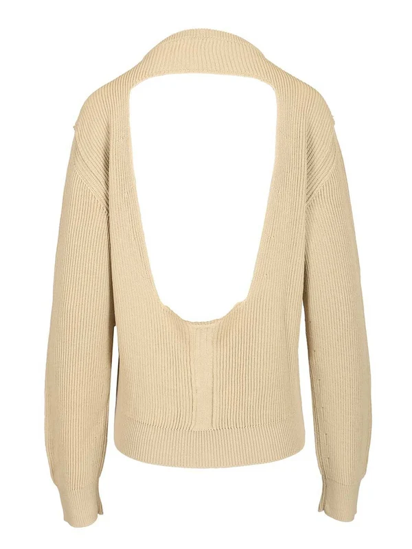 Rick Owens Beige Knitted - Image 2