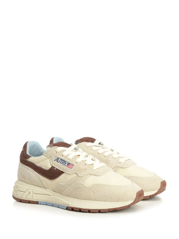 Autry Beige Low Top Sneakers - Image 2
