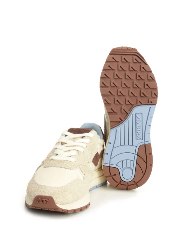 Autry Beige Low Top Sneakers - Image 5