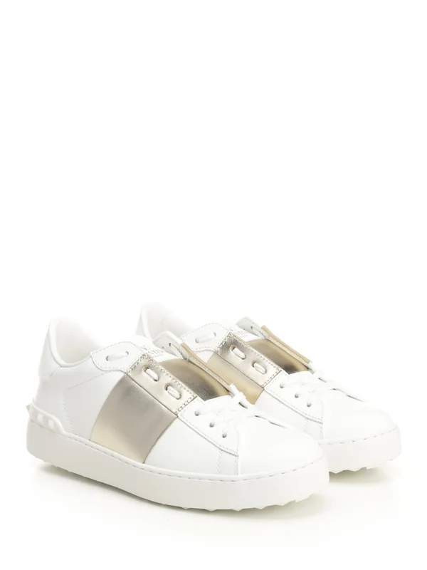 Valentino White Low Top Sneakers - Image 2