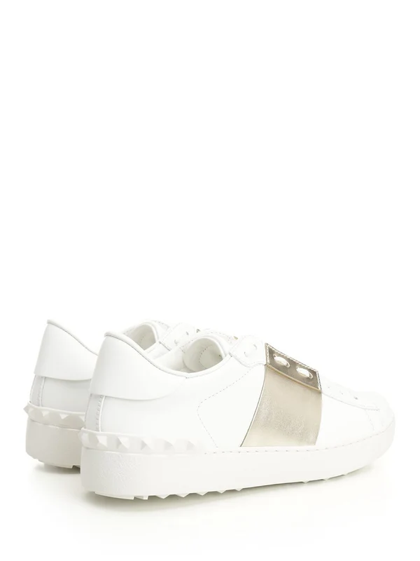 Valentino White Low Top Sneakers - Image 3