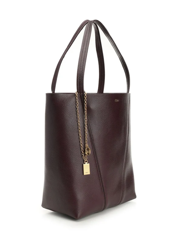 Chloe Burgundy Tote Bags - Image 2