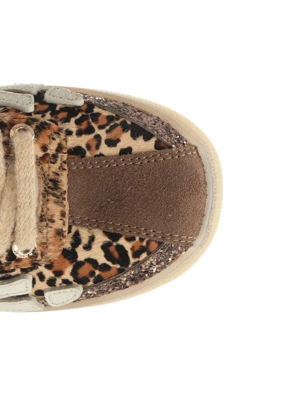 Amiri Brown Leopard Low Top Sneakers - Image 4