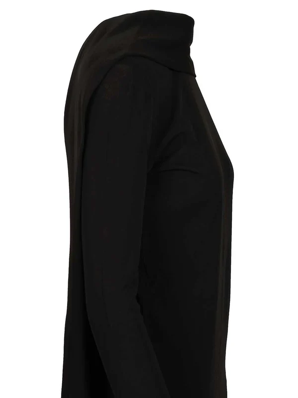 Toteme Black Midi Dress - Image 4