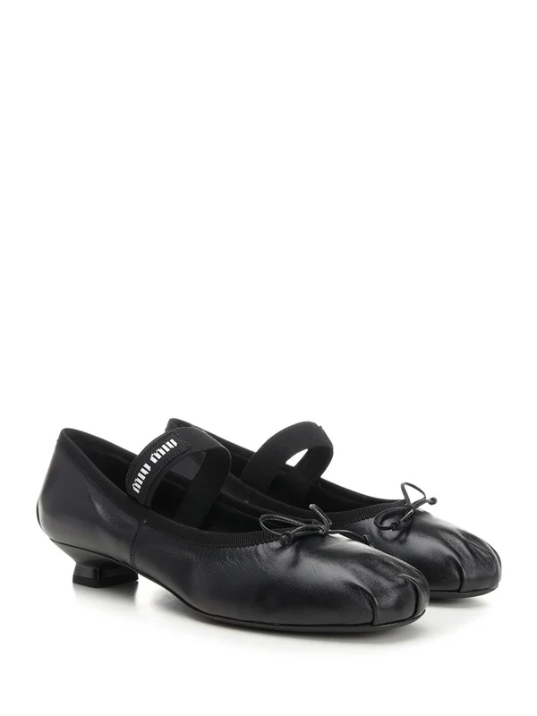 Miu Miu Black Flat Shoes - Image 2